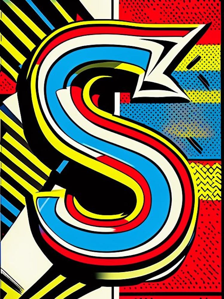 S   Letter, Alphabet Comic 5