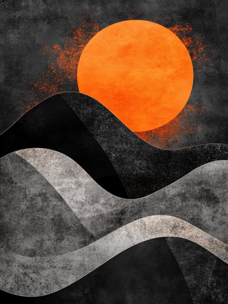 Sunset Over The Mountains 8