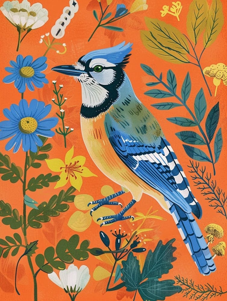 Spring Birds Blue Jay 1