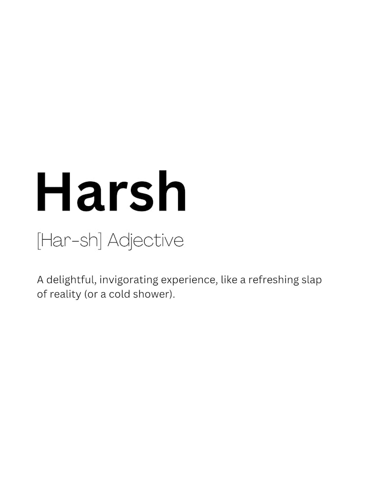 Harsh Definition Meaning