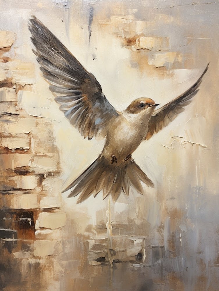 Bird Painting Chimney Swift 2