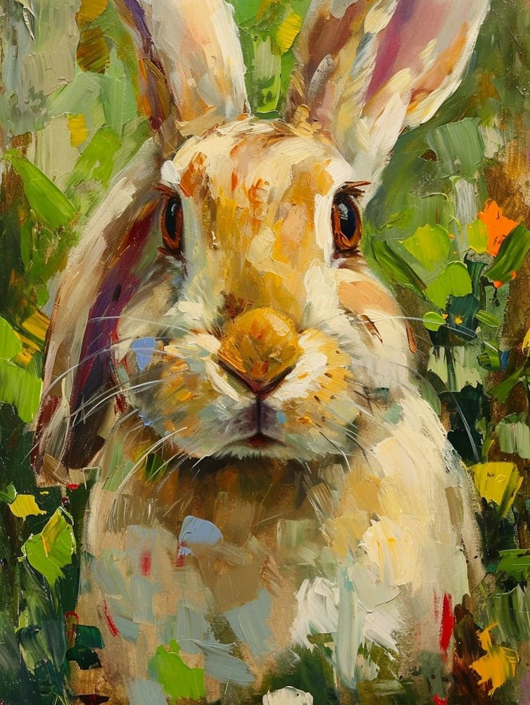 Cinnamon Rabbit Painting 3