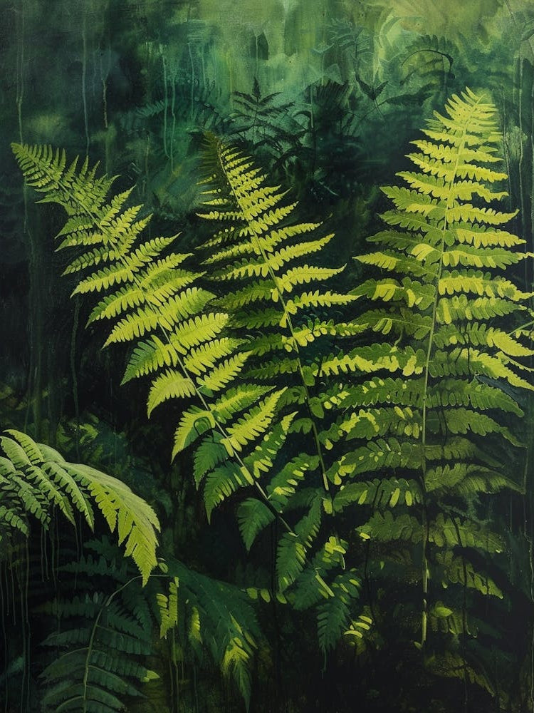 Wood Fern Painting 3