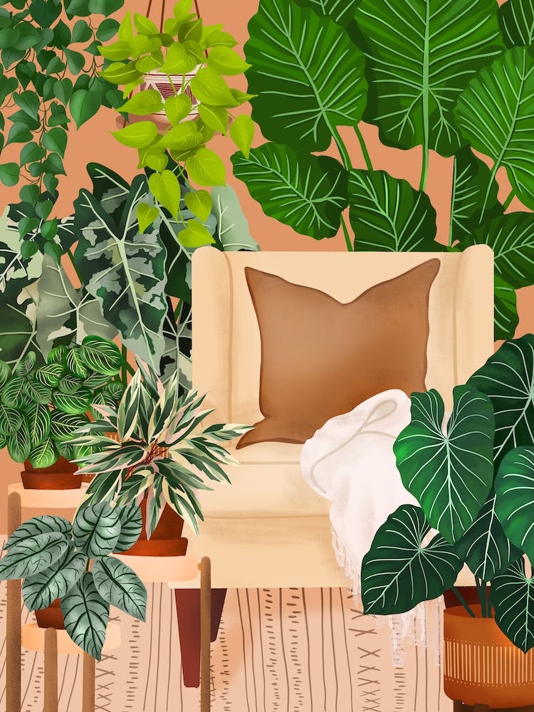 Cozy Plant Room