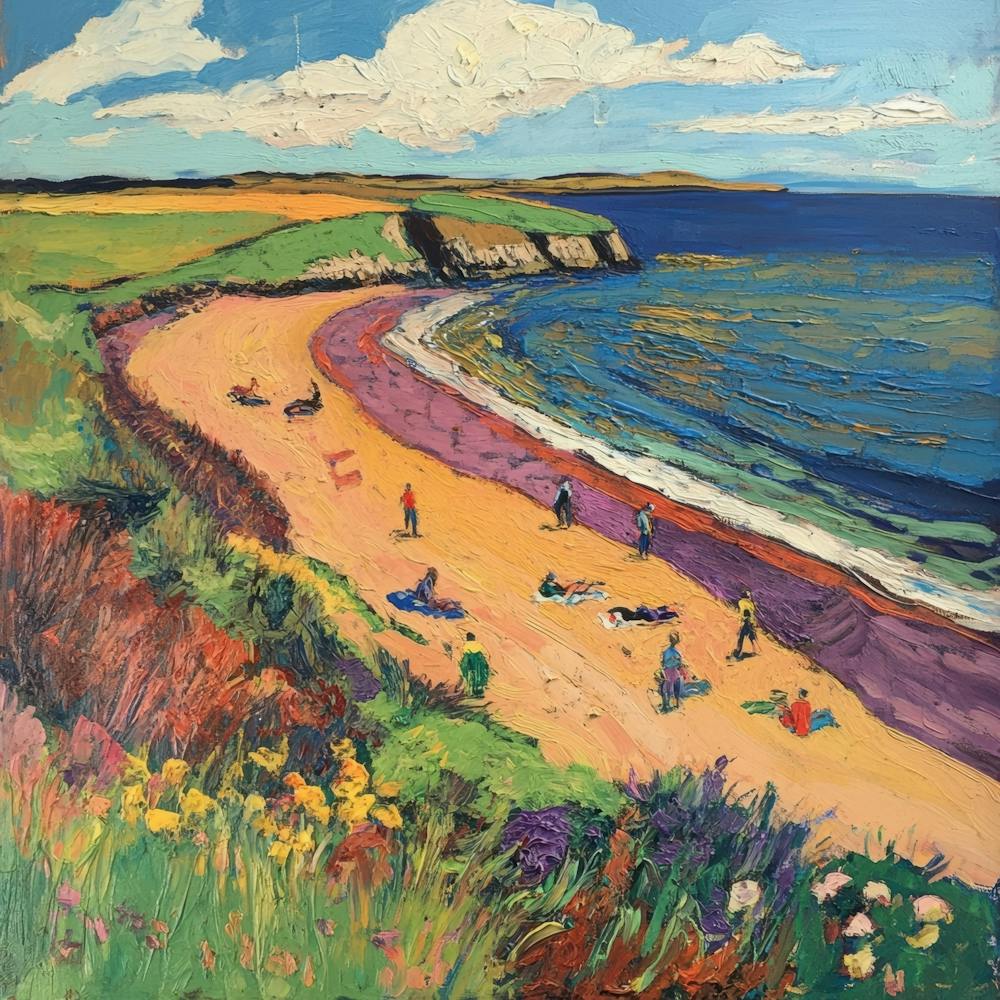 Beach At Dunmore