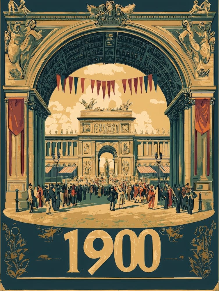 Aihrgdesign A Vintage Travel Poster Of The 1900 Paris Exposit A31ba3b5 Fb8d 42ab 99ab 9aed199136ca 0