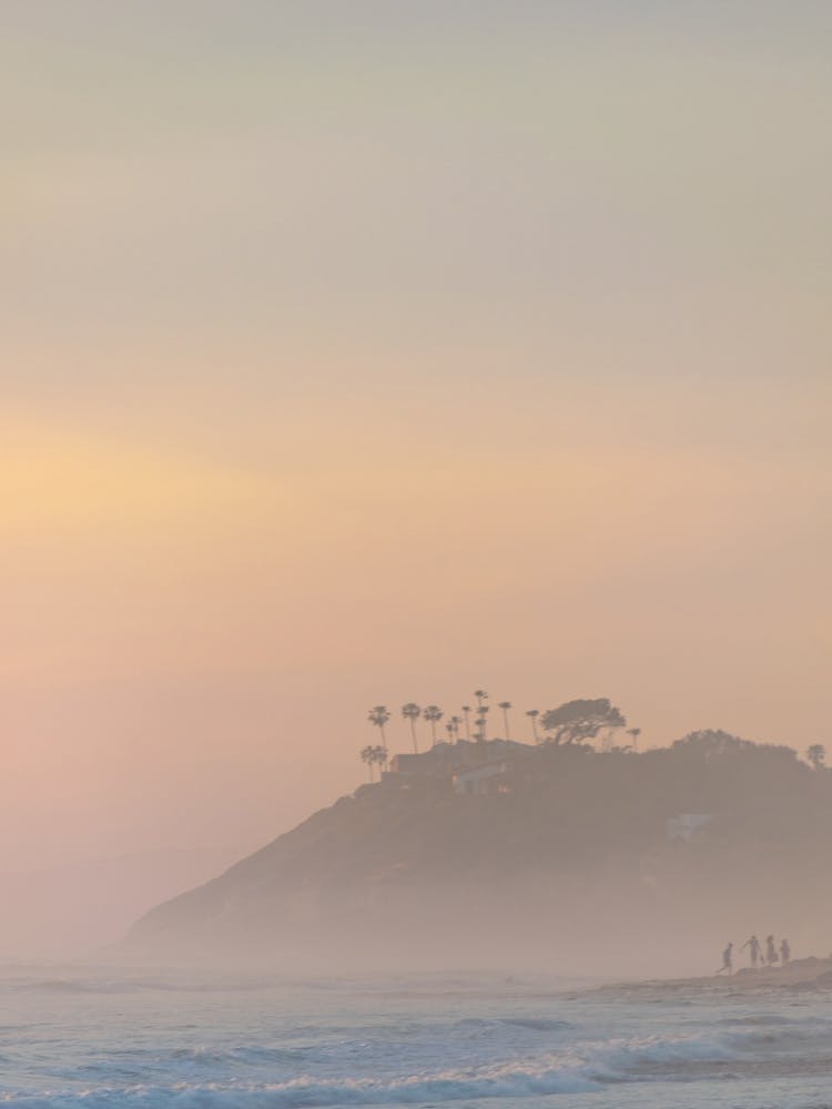 Gradient Beach Sunset