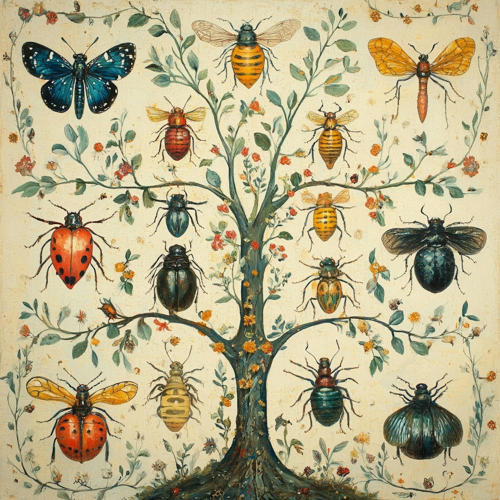 Beetle Tree Art 2