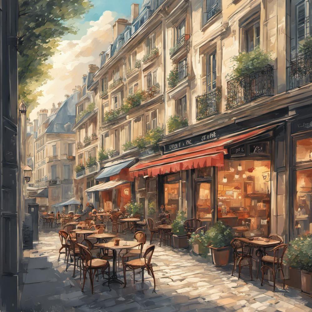 Paris Cafe Street