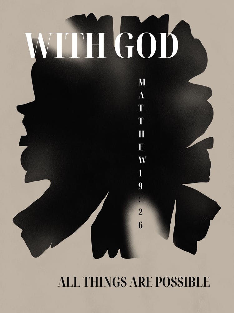 Bible verse -Matthew 19:26