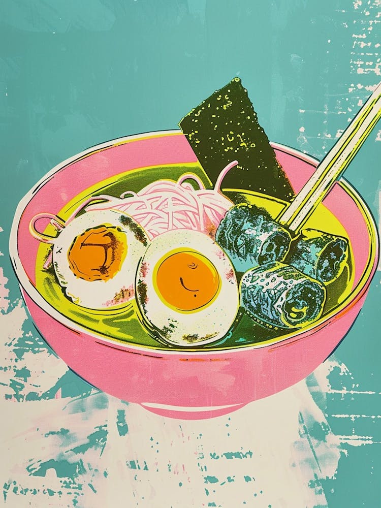 Ramen Duotone Siebdruck 3