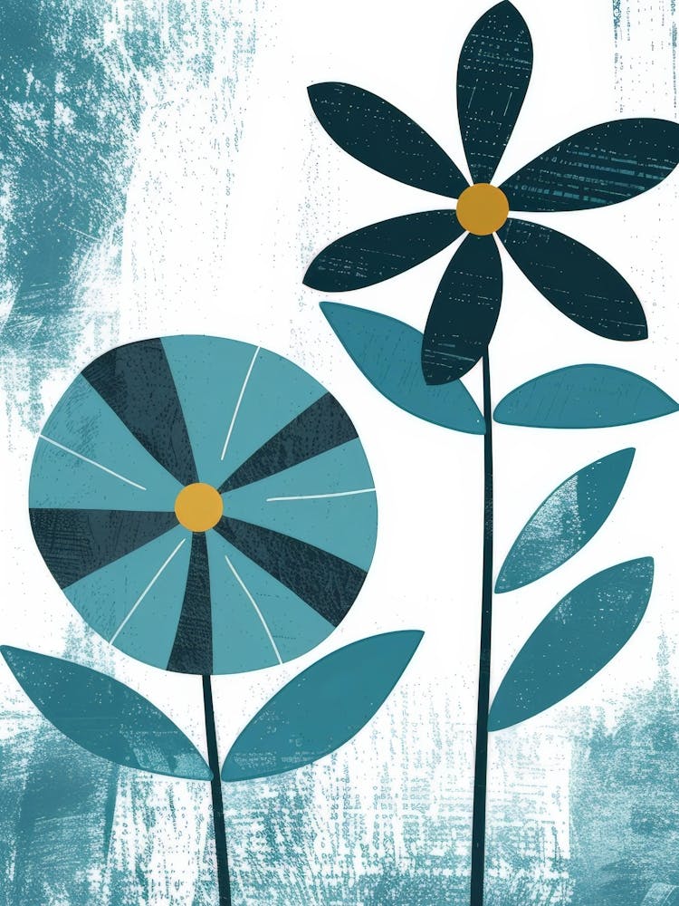 Blue Flowers 68