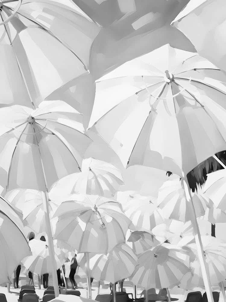 Umbrellas On The Beach 13