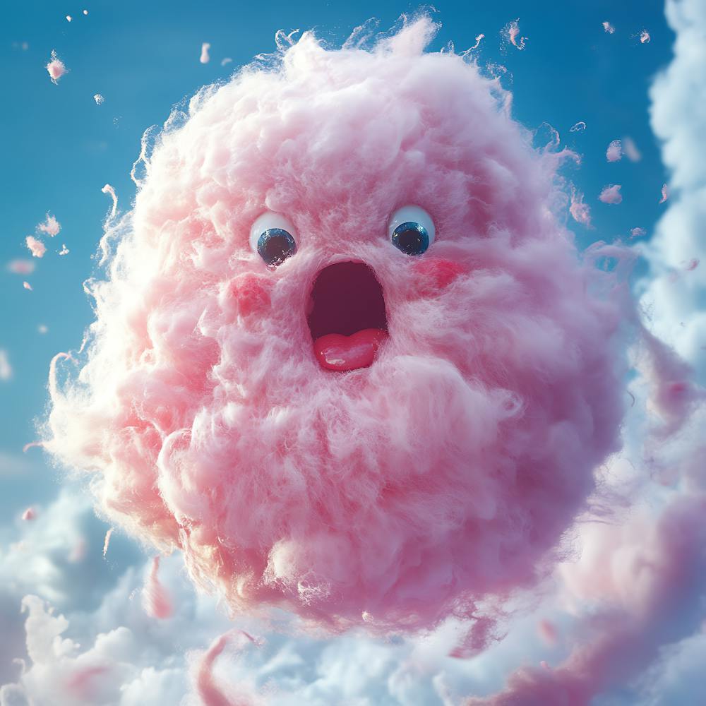 Cute Cotton Candy Air Creature 2
