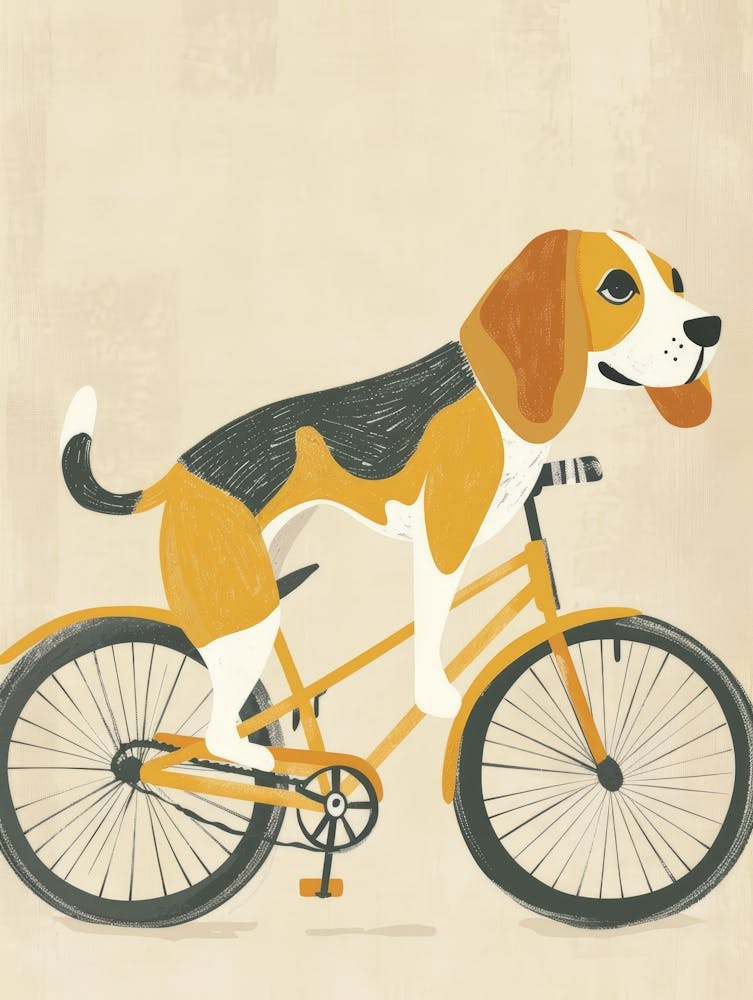 Beagle On A Bike 2