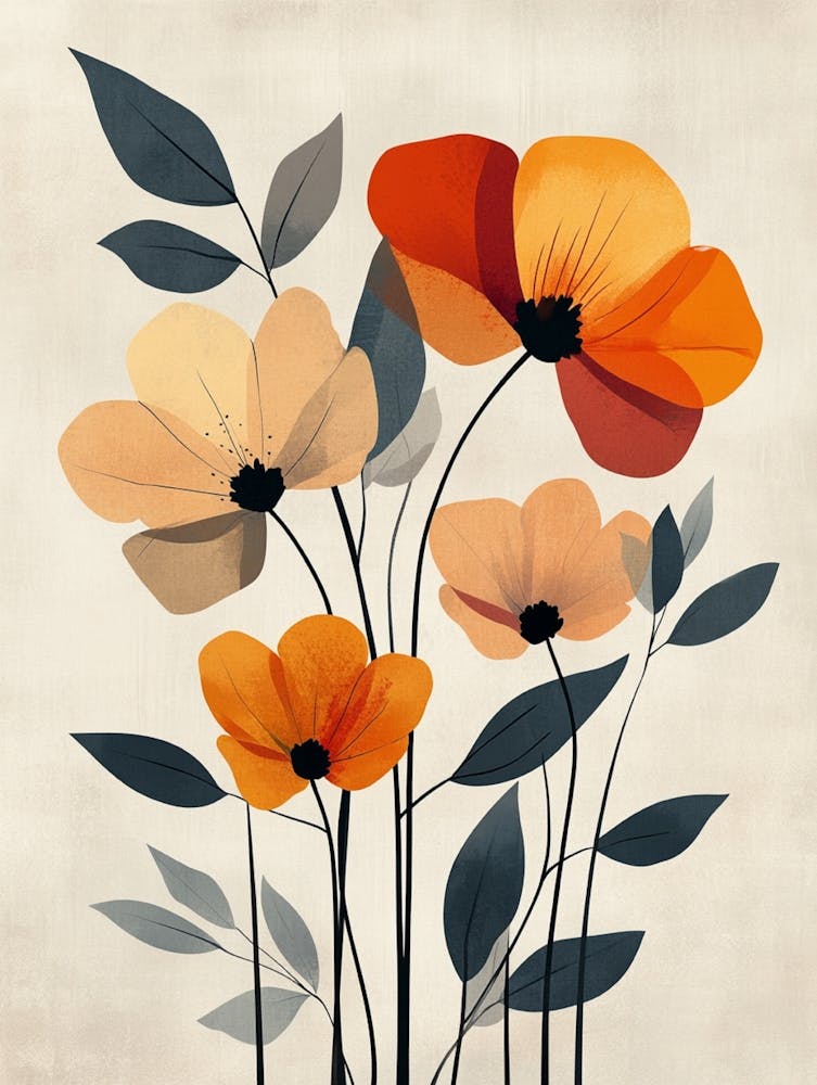 Coquelicots Oranges 7