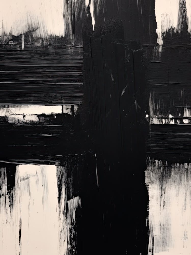 Black Art Brush Strokes 4