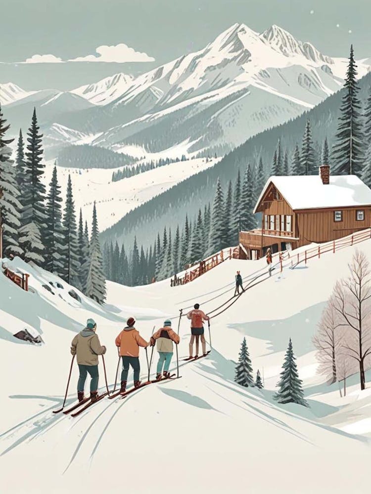 Retro Apres Ski Vintage Artwork (6)