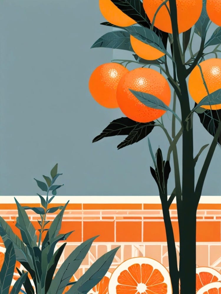 Oranges In The Garden