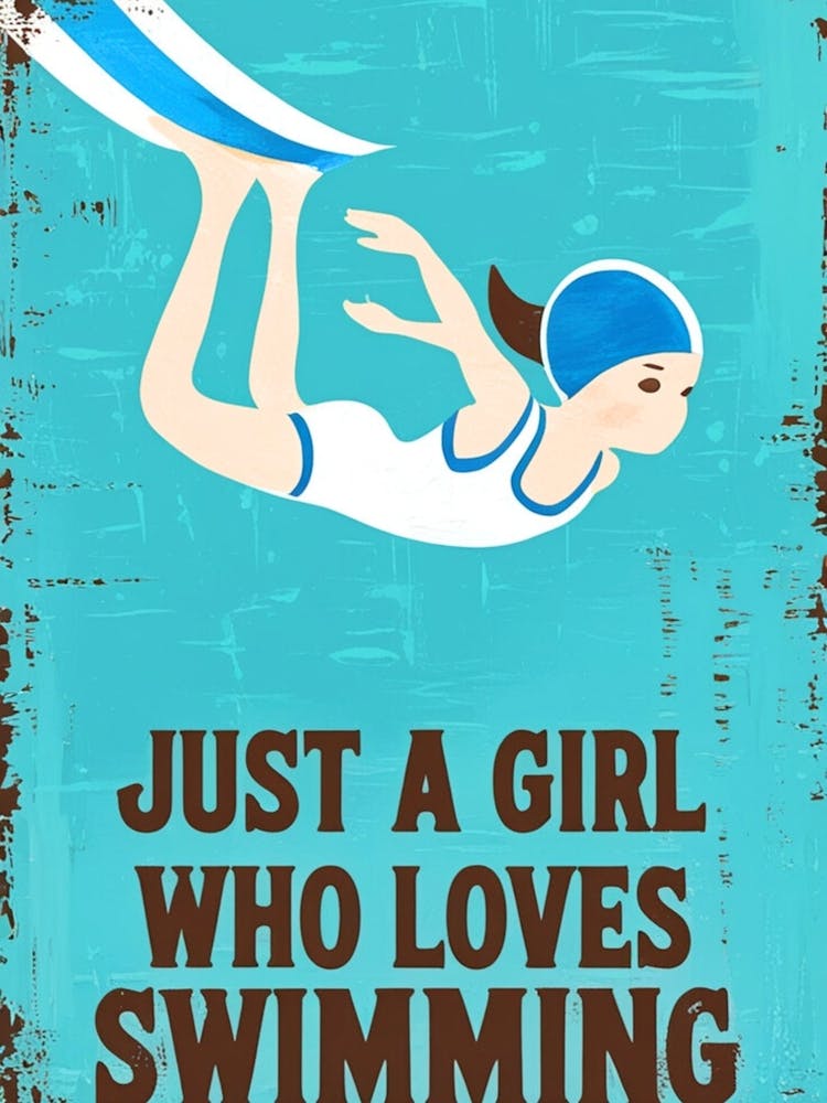 Just A Girl Who Loves Swimming