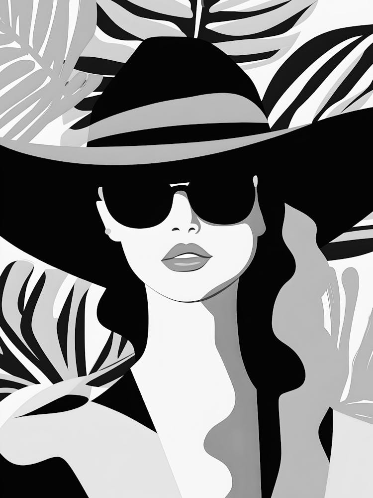 Woman In A Hat 6