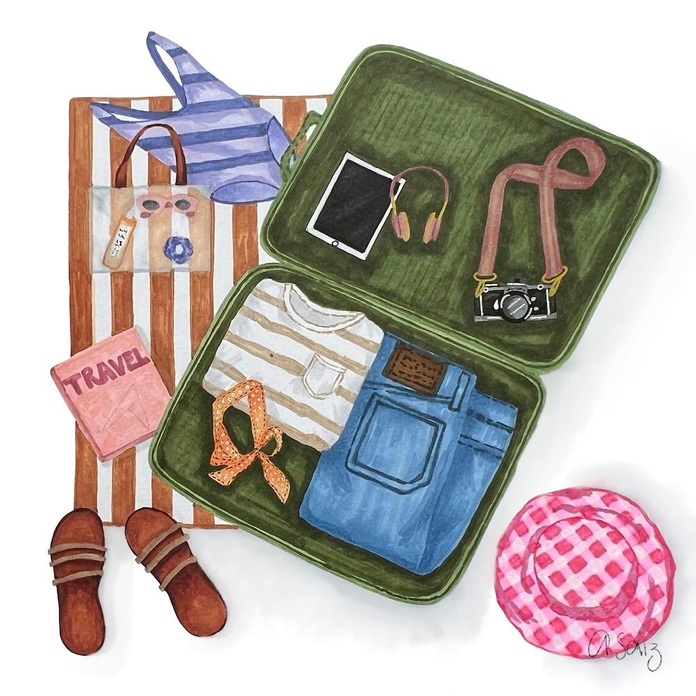 Travel luggage. 1
