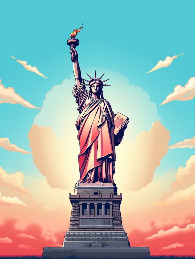 Statue Of Liberty Pixel Art 4