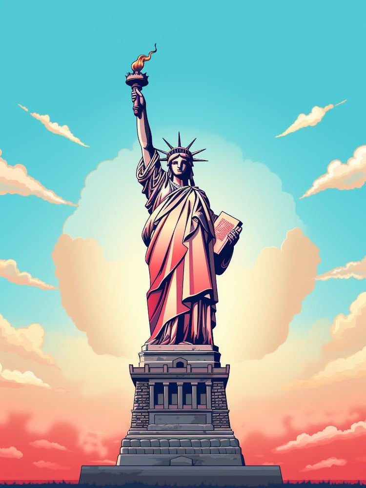 Statue Of Liberty Pixel Art 4