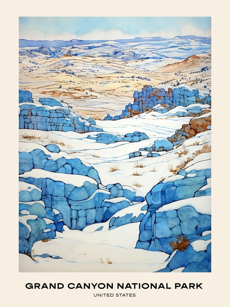 Grand Canyon National Park United States 1 Poster