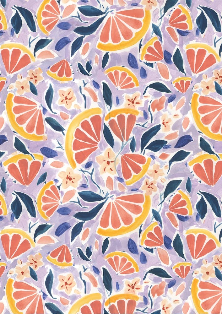 Grapefruit Print