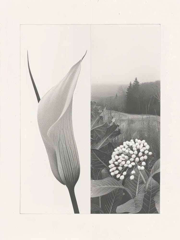 Calla Lilly Flower Photo Collage 3