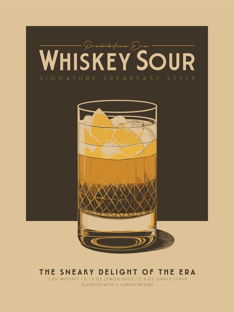 Whiskey Sour Cocktail