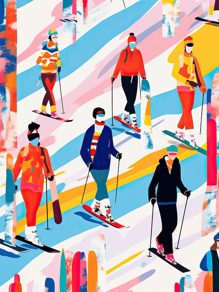 Val Thorens   France, Ski Resort Illustration 2