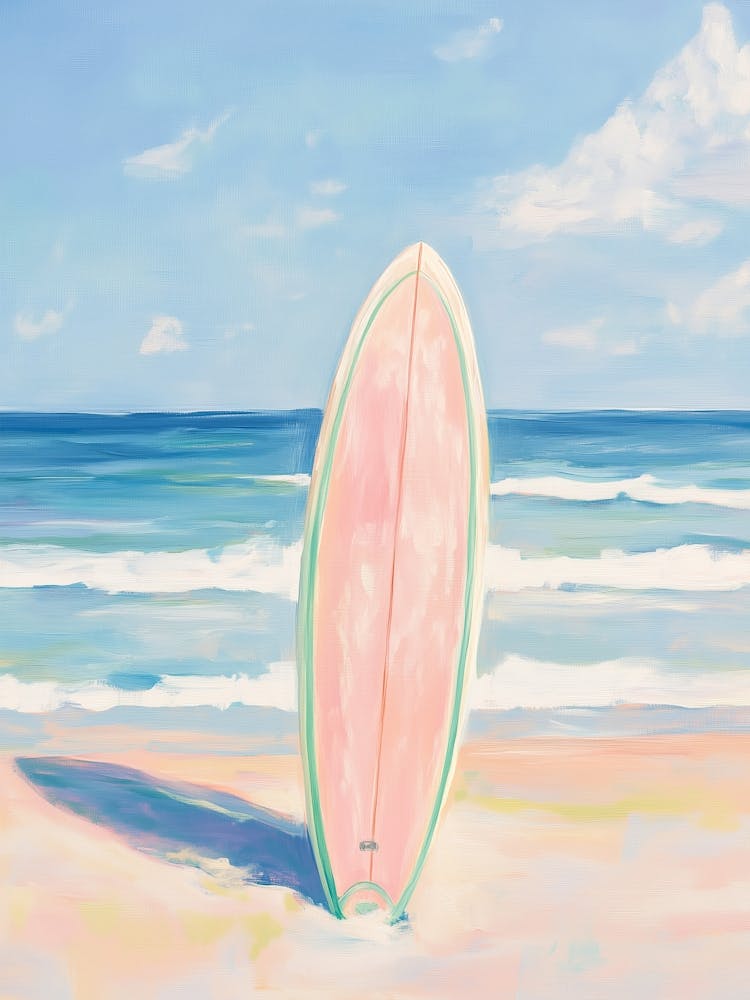 Pink Surfboard