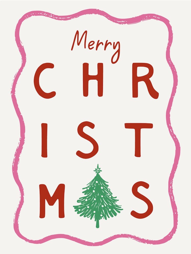 Merry Christmas. Whimsical Quote
