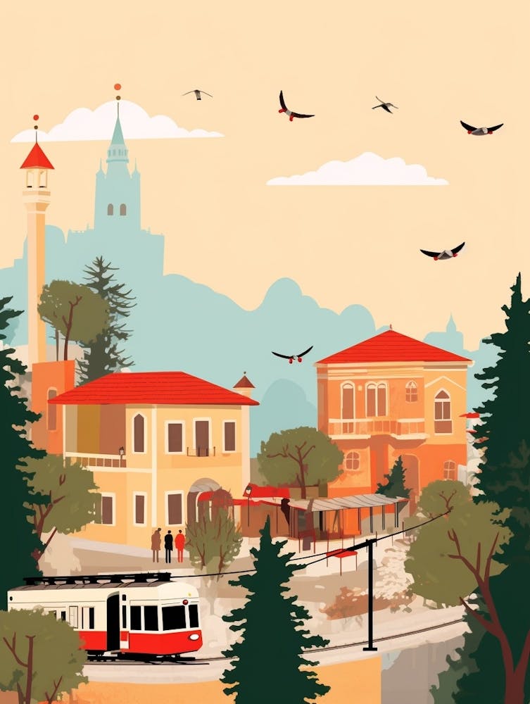 Turkey 2 Travel Illustration