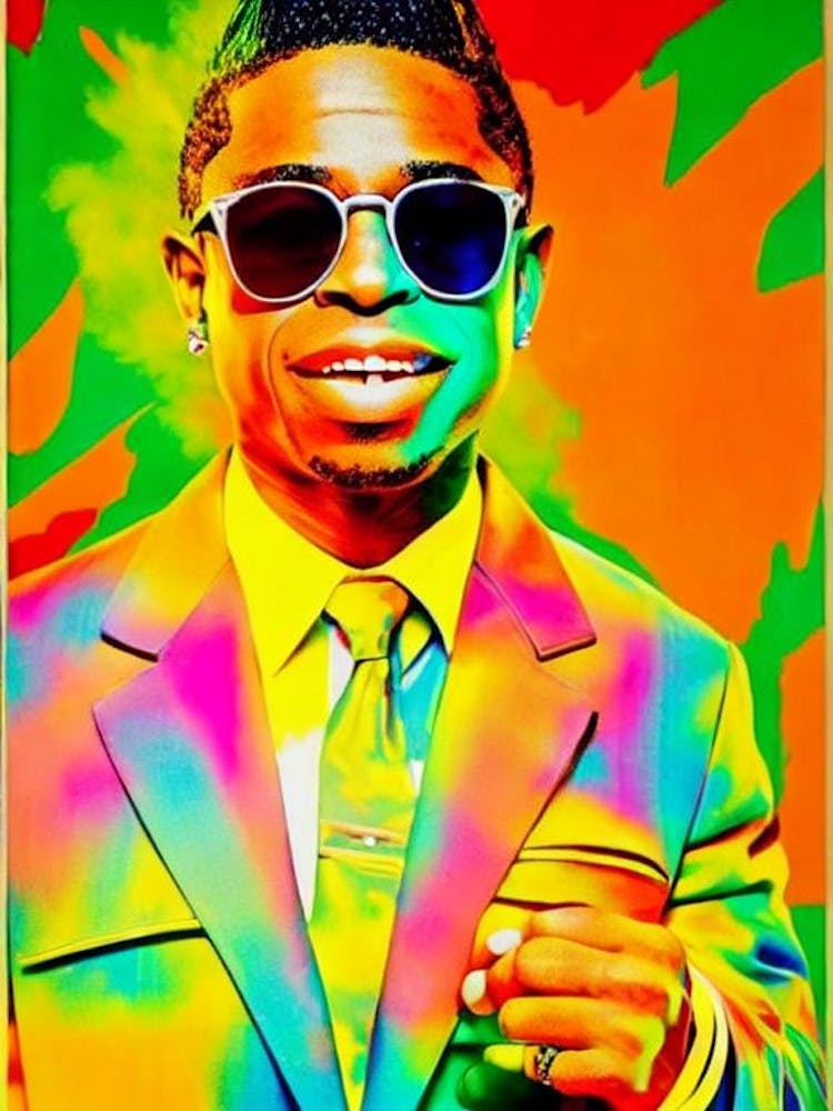 Lil Wayne 2 Colourful Pop Art