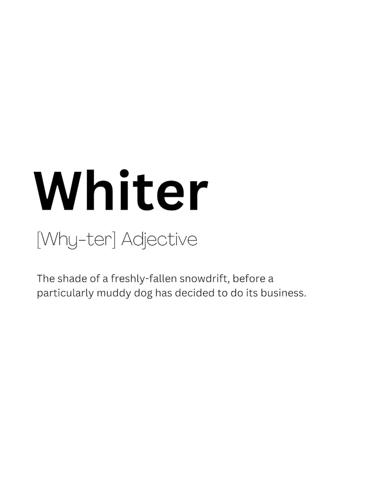 Whiter Definition Meaning