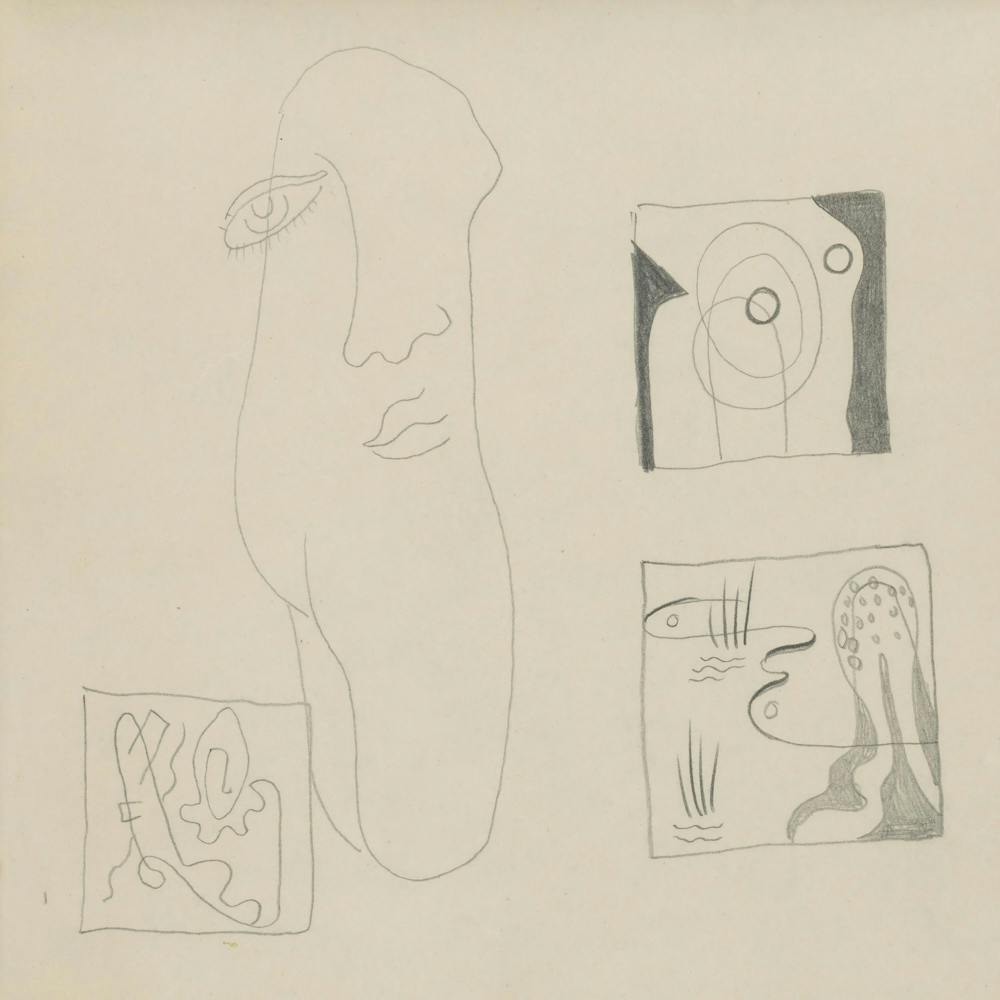 Sketchbook With Various Studies, Mikuláš Galanda (3)