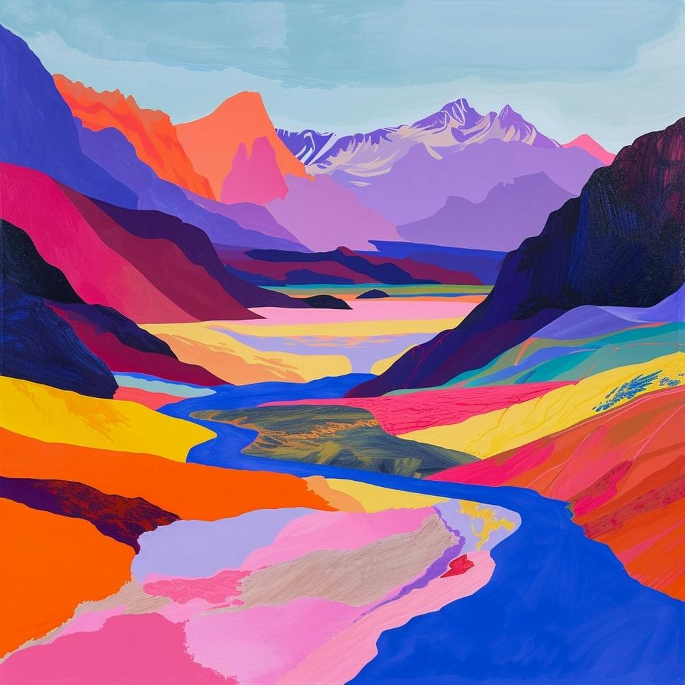 Abstract Travel Collection Patagonia Argentina Chile 2