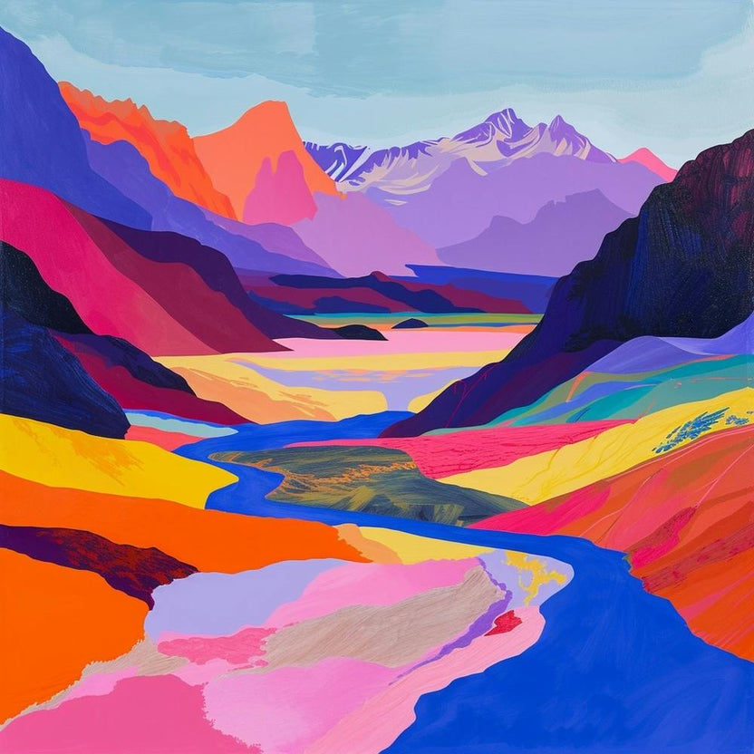 Abstract Travel Collection Patagonia Argentina Chile 2