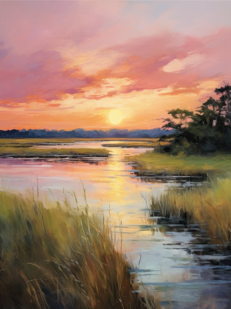Sunset Over Marsh 3