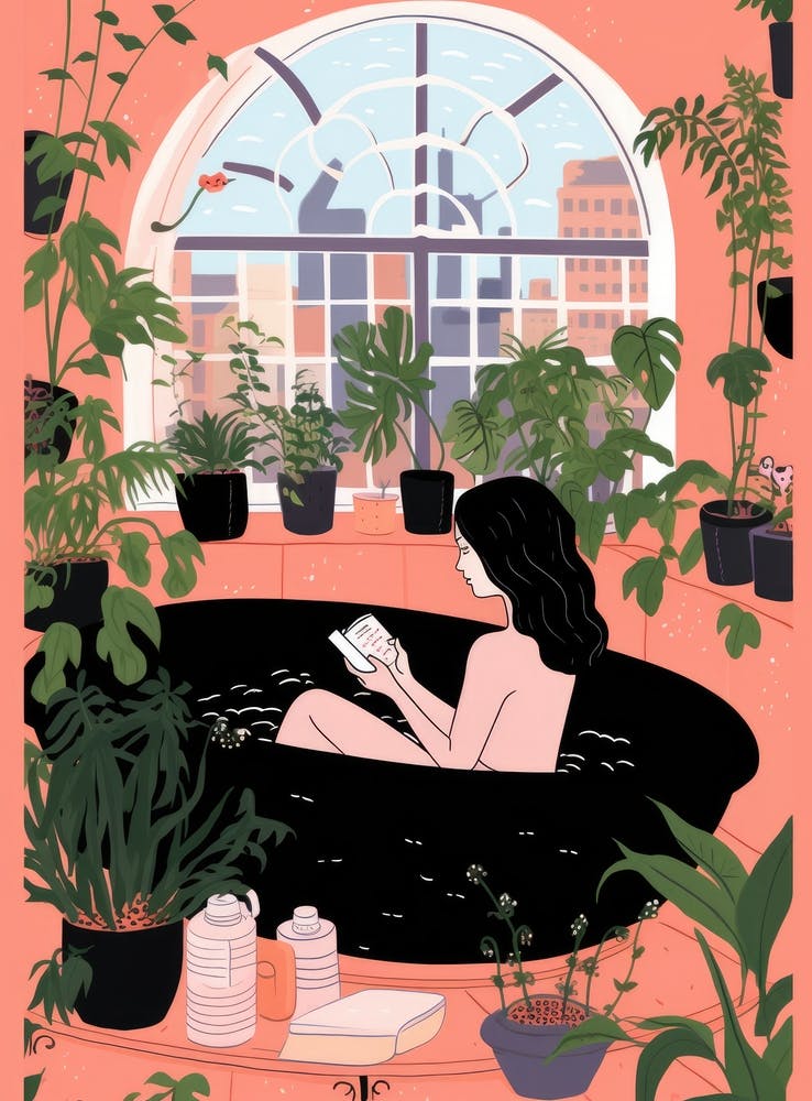 Girl In A Bathtub
