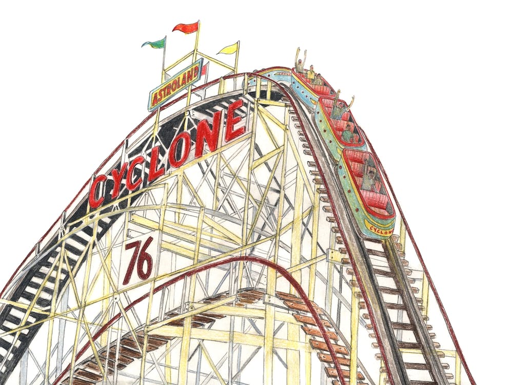 Fairground Rollercoaster