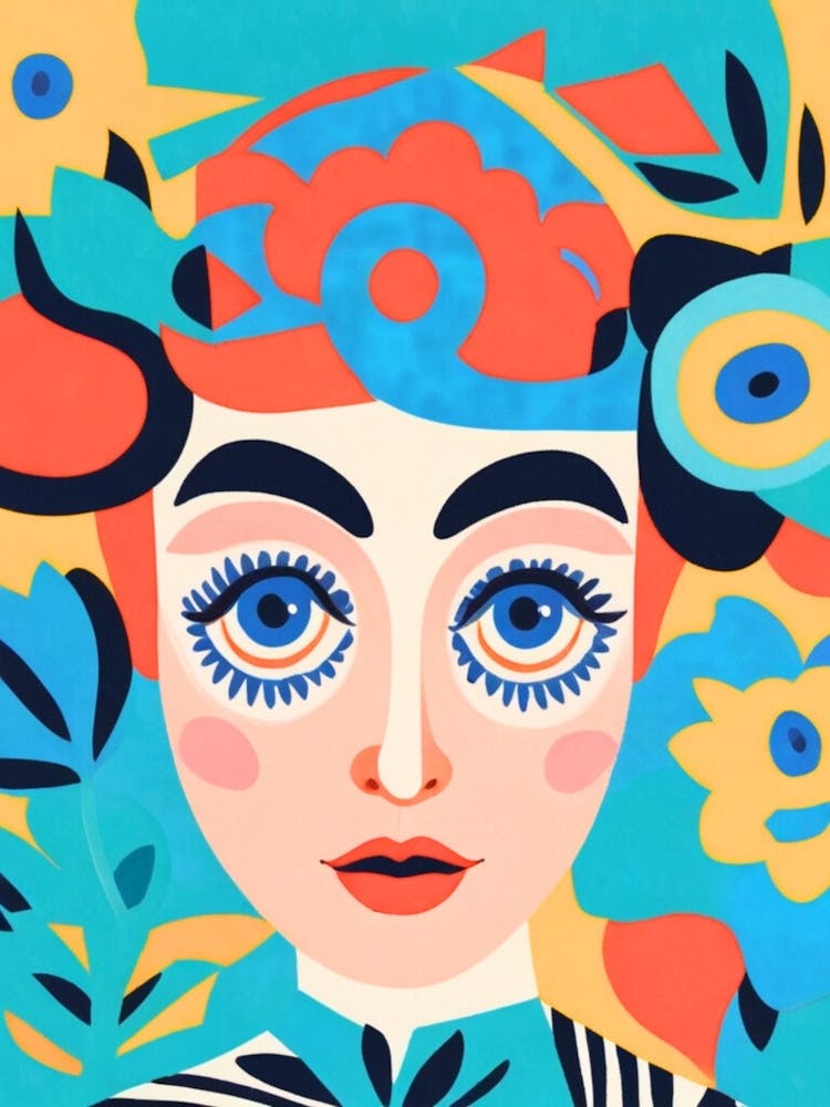 Girl With Flowers 11