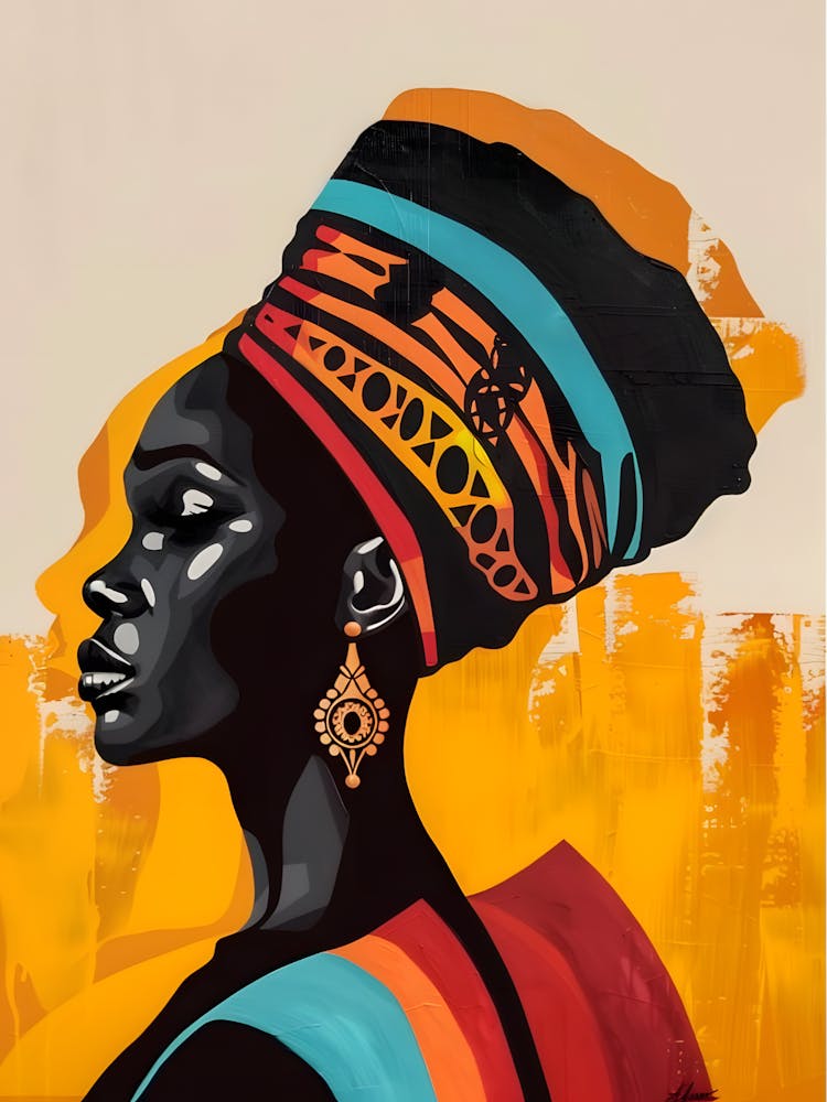 Afrikanische Frau 1