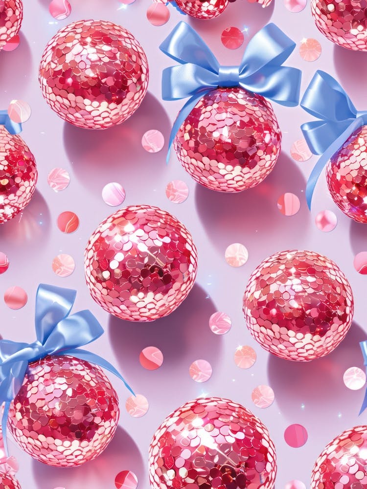 Coquette Disco Balls 3 Pattern
