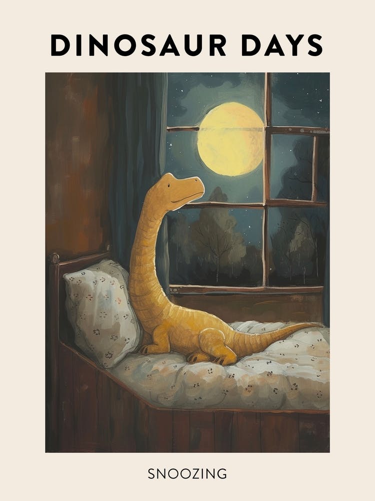Dinosaur Snoozing 1