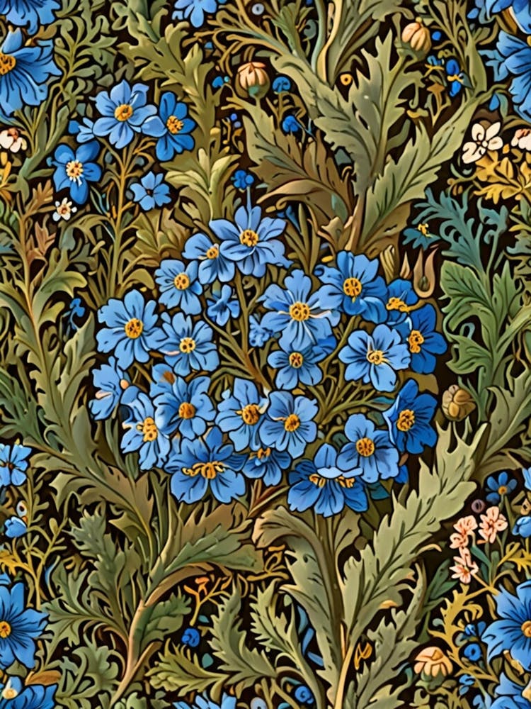 William Morris Forget Me Not 1