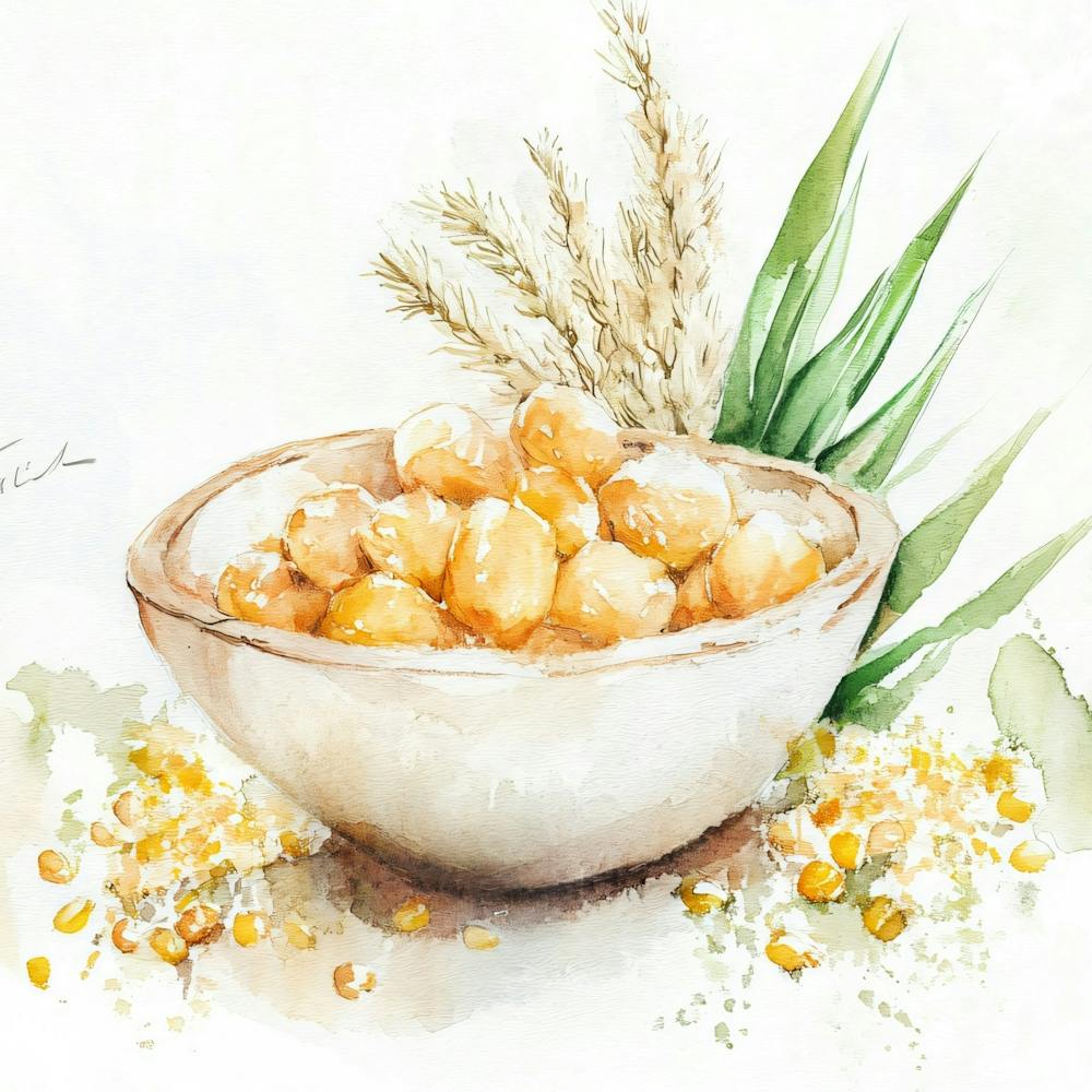Chickpeas In A Bowl